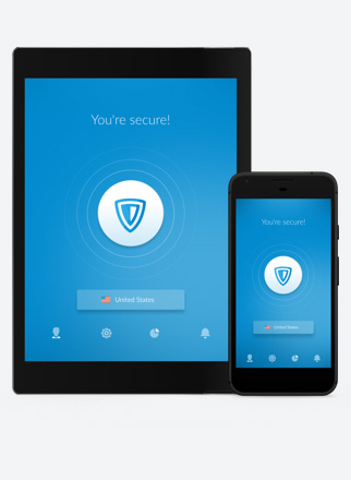 ZenMate VPN for Android activated on Android devices, namely phone and tablet