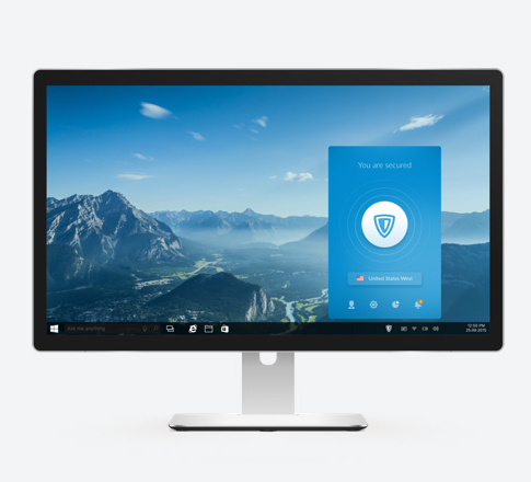 ZenMate VPN for Windows activated on a Windows device